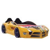 Hyper Champion Yellow Kids Car Bed