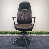 New HQ PU Leather High Back Boss Executive Officer Chair Ergonomic Support