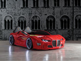 GTM Champion Red Race Car Beds for Kids