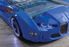 GTM Champion Blue Race Car Beds for Kids