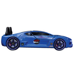 GTM Champion Blue Race Car Beds for Kids