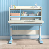 80cm Height Adjustable Children Kids Ergonomic Study Desk Only Blue