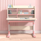 80cm Height Adjustable Children Kids Ergonomic Study Desk Only Pink