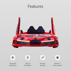 Luxury Race Red Double Car Bed Design For Little Champs