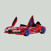 Luxury Race Red Double Car Bed Design For Little Champs