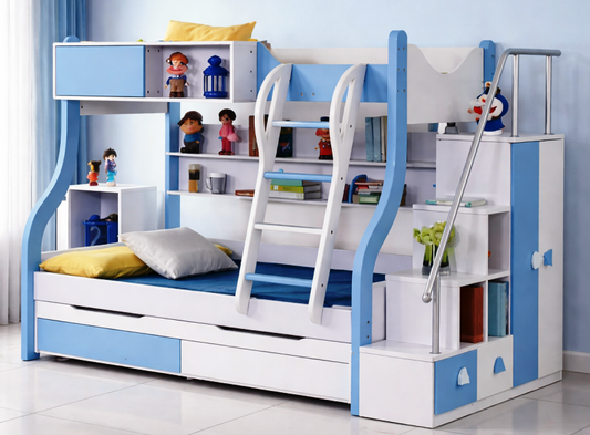 Modern Bunk Bed in a Small Australian Bedroom