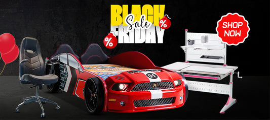 🚨 Black Friday Mega Sale: Save $120 on All Kids' Car Beds! 🚗🛏️