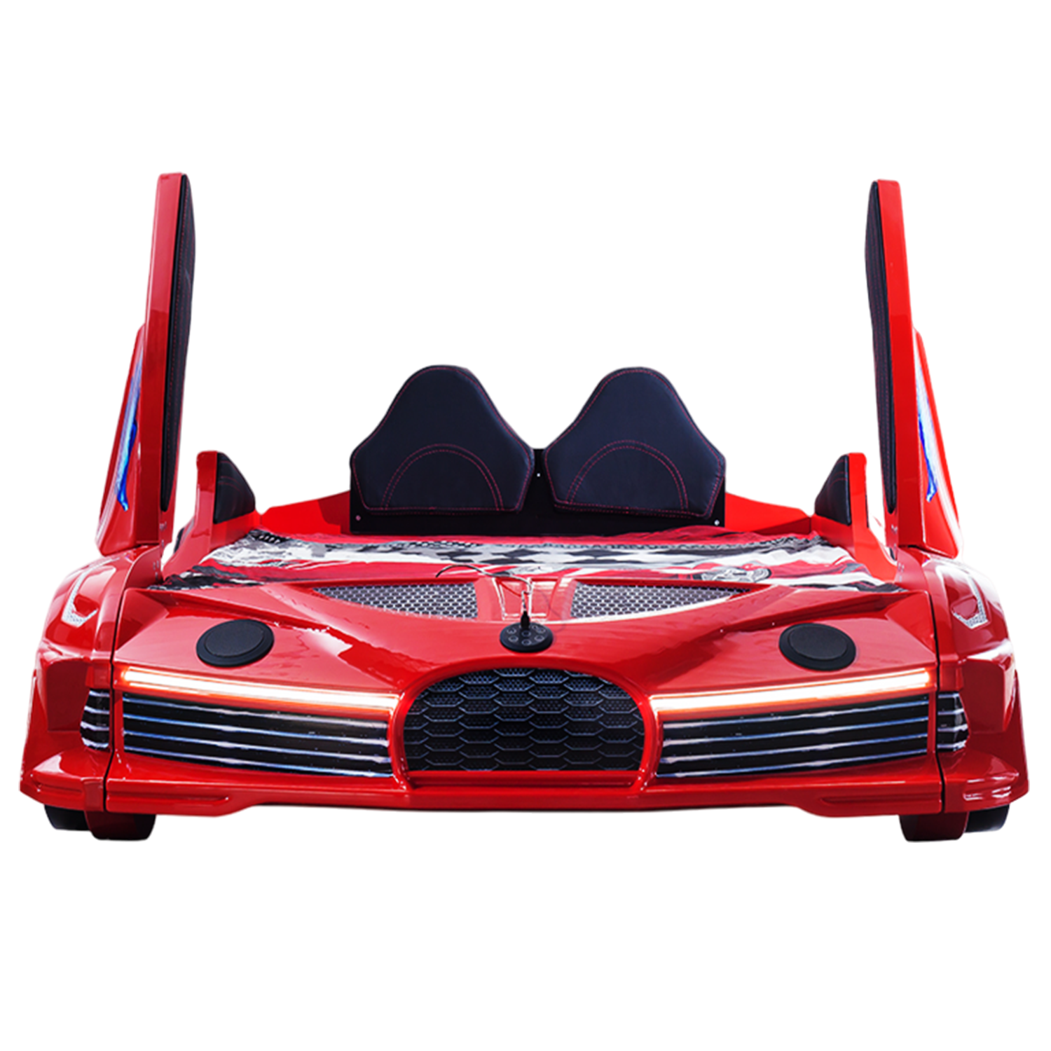 Classic Race Double Car Beds for Kids