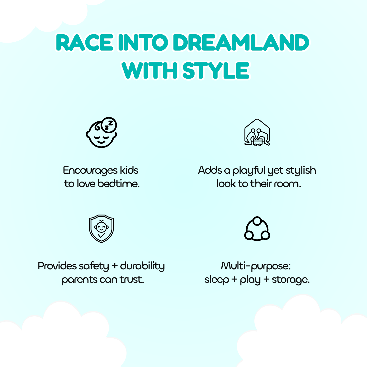 Thunder Hyper Race Car Beds for Children