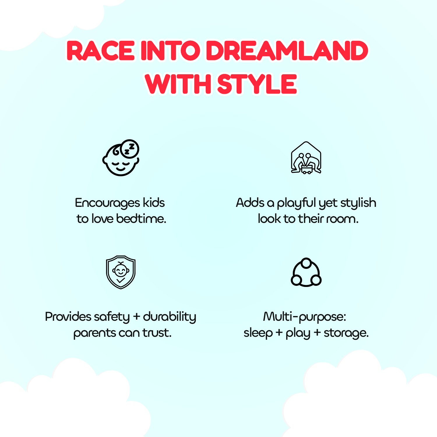 Striker Speed Racer Car Beds for Children