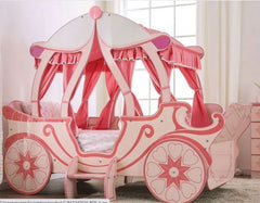 Princess Pink Carriage Bed – The Perfect Fairy Tale Bed for Your Little Princess!