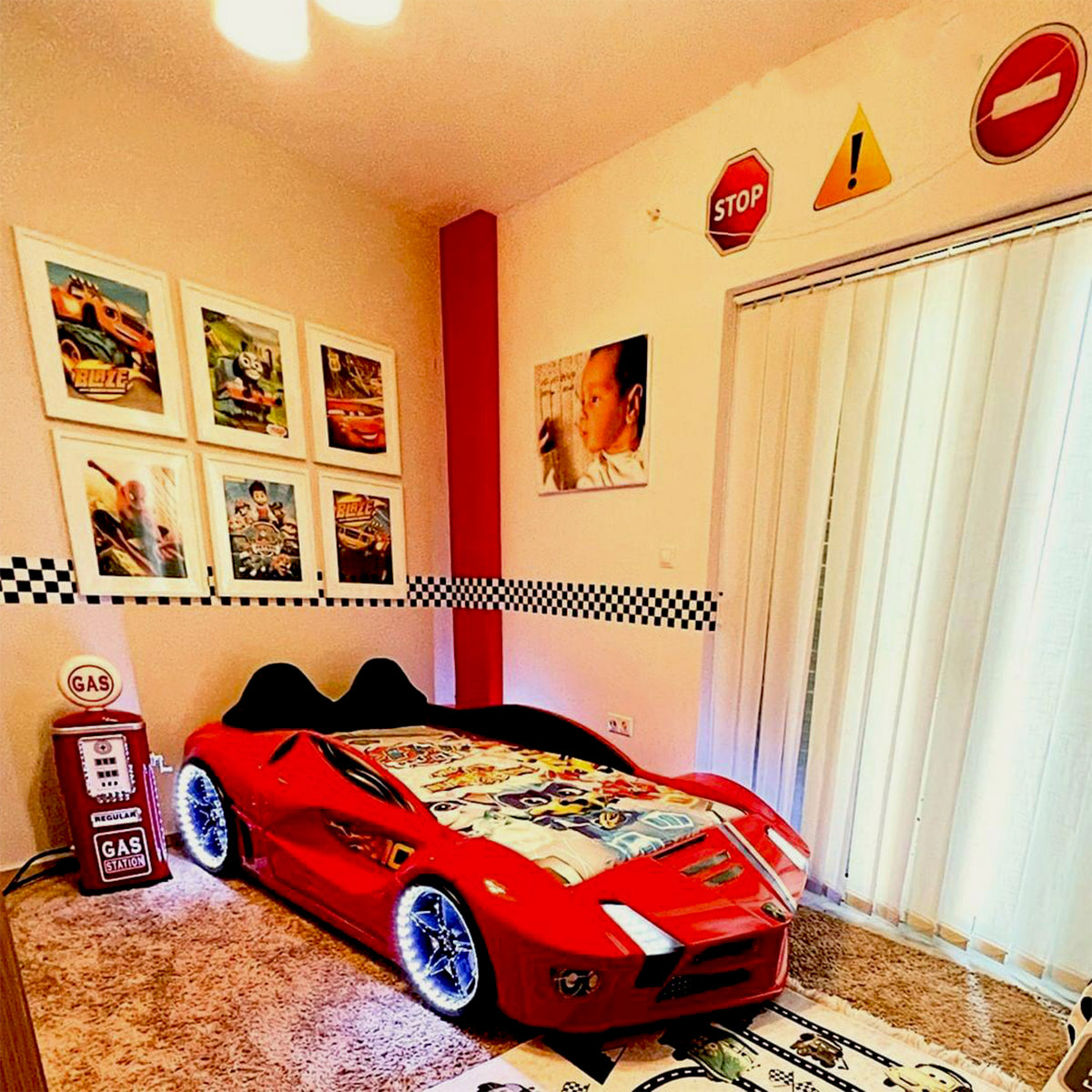 Hyper Champion Kids Car Bed