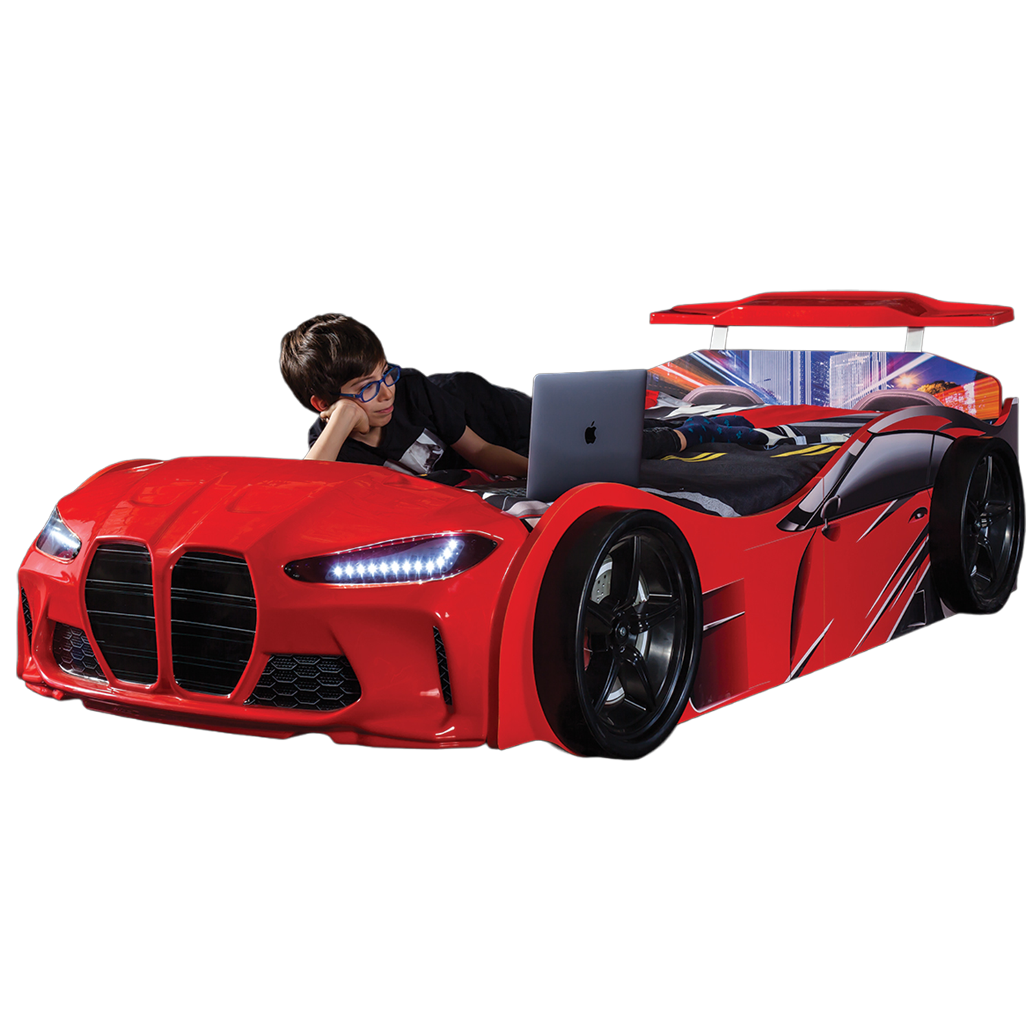 Turbo Titan GTX Kids Race Car Beds for Kids