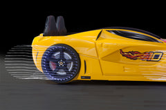 Hyper Champion Yellow Kids Car Bed