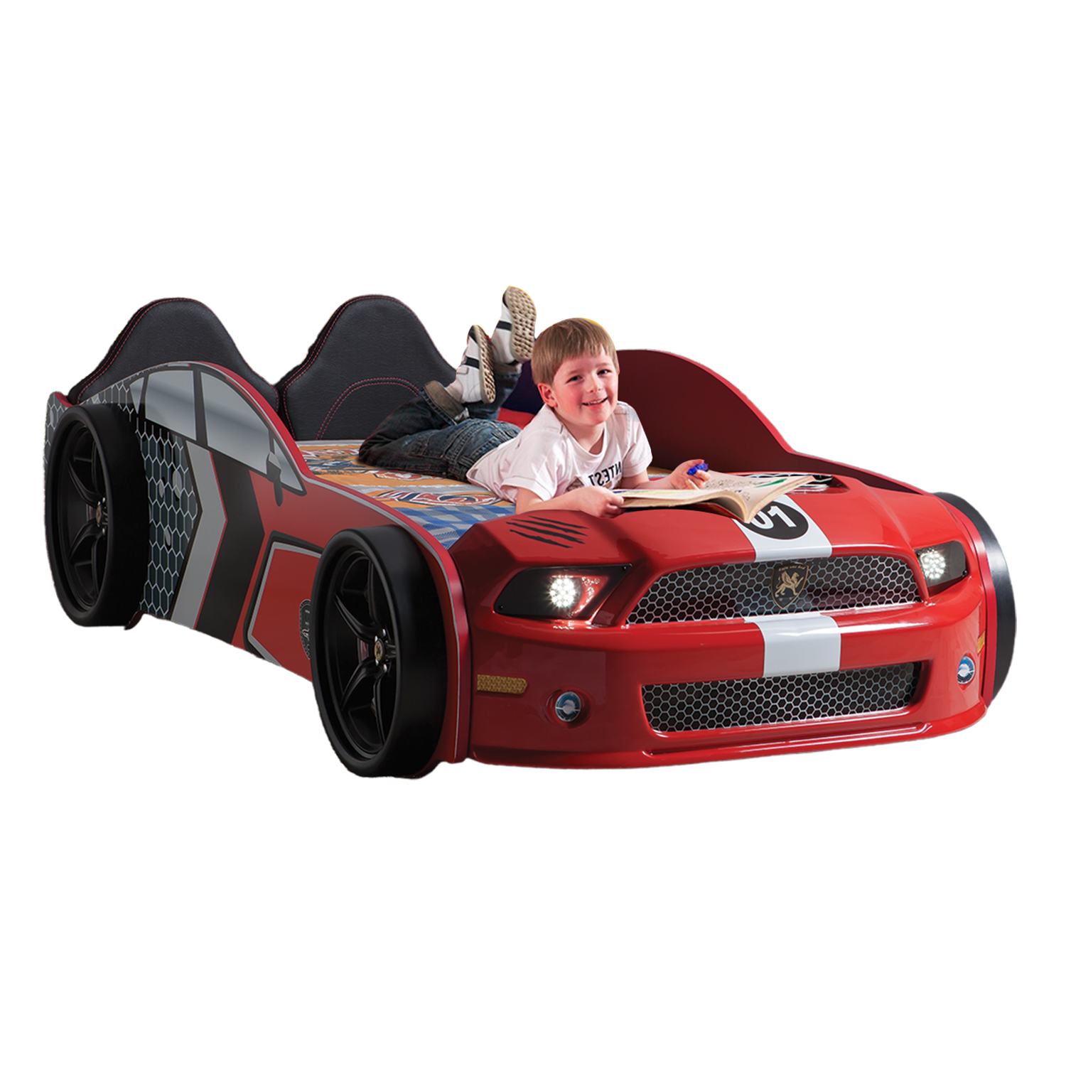 Bed Ride Gallardo Sleep Race Car Night Beds for Kids – Furniture X