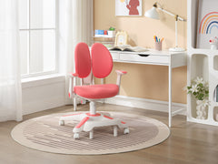 4x Ergonomic Children Kids Study Chairs Height Adjustable - Pink