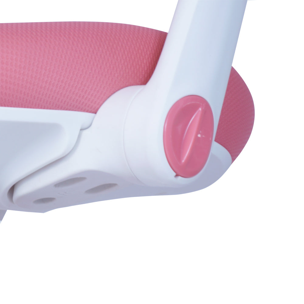 4x Ergonomic Children Kids Study Chairs Height Adjustable - Pink