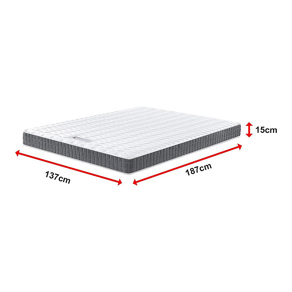 PALERMO Double Memory Foam Mattress - OEKO-TEX® & CertiPUR-US® Certified