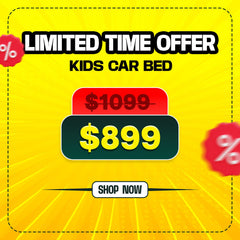 Yellow Speed  Race Car Beds for Kids