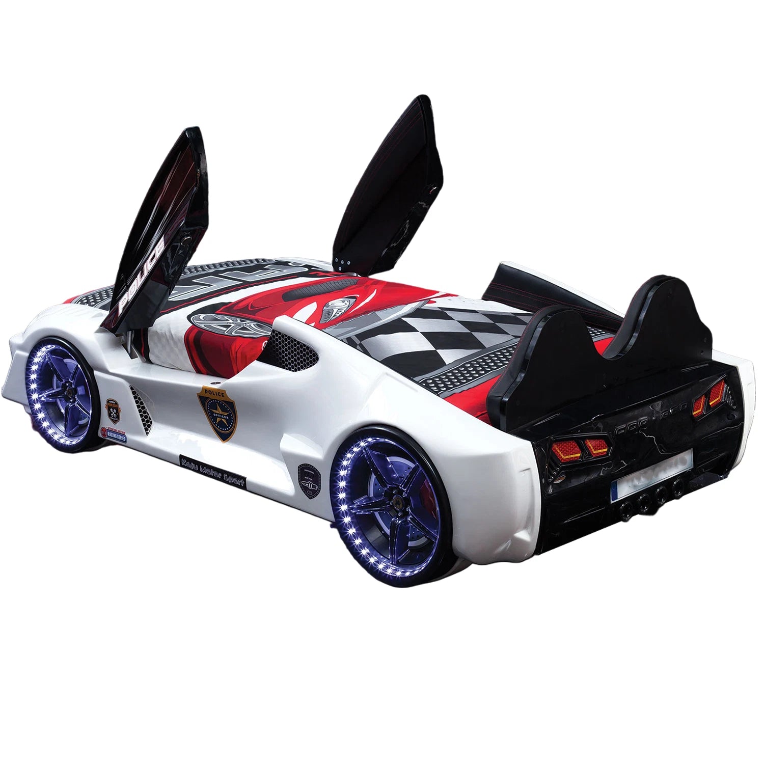 Alpine Race Dream Police Car Beds for Kids