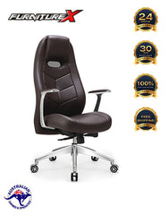 New HQ PU Leather High Back Boss Executive Officer Chair Ergonomic Support