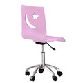 Kids Study Table and chair with bookshelf & Desk for Teens Living/Bed Room, Pink