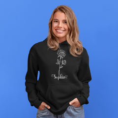 Customized  Birthday Flower Sweat Shirts