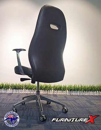 New HQ PU Leather High Back Boss Executive Officer Chair Ergonomic Support