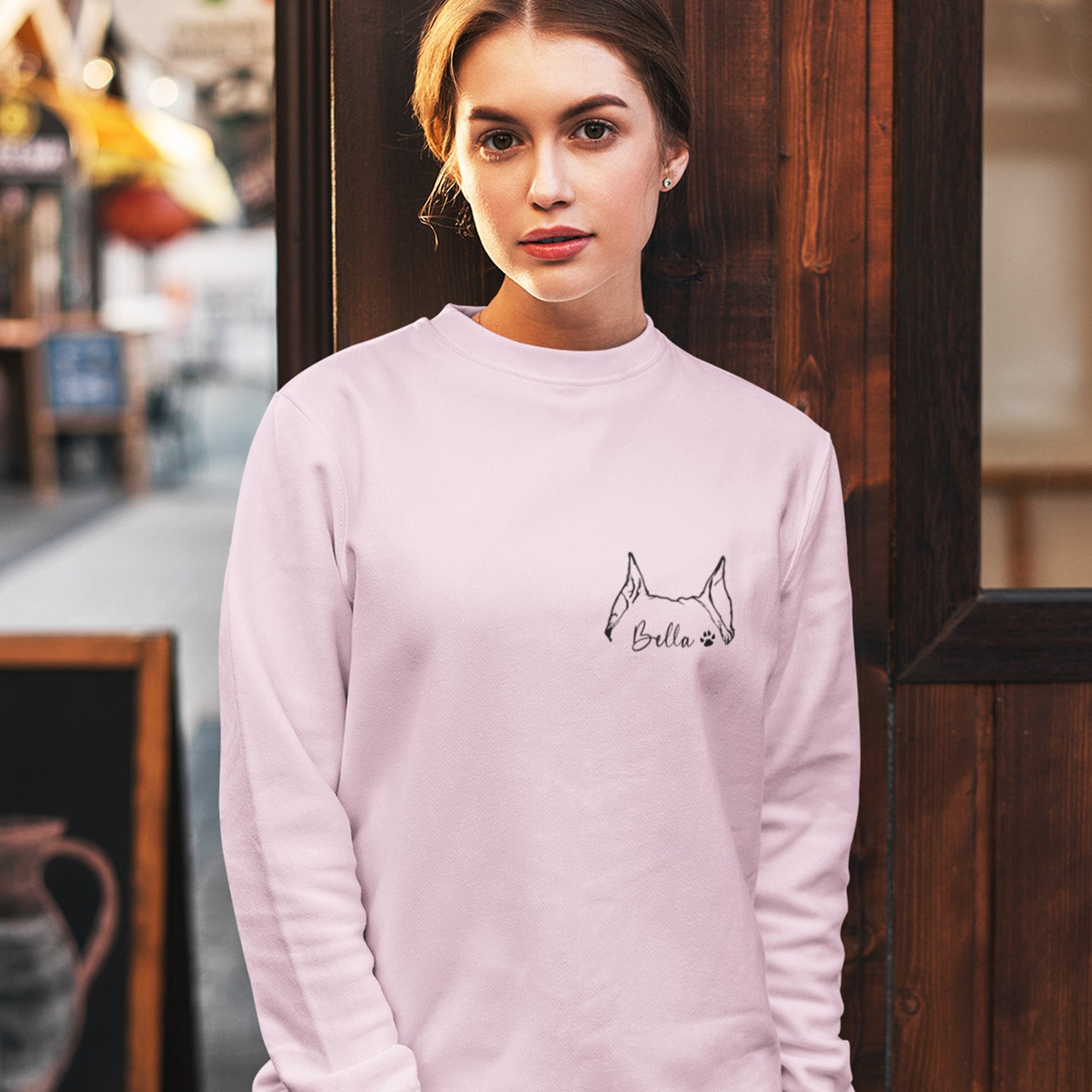 Pet Outline Hoodie ,Sweetshirts - Gift for Dog / Cat Pet Lover