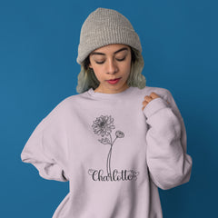 Birth Month Flower Sweat Shirts