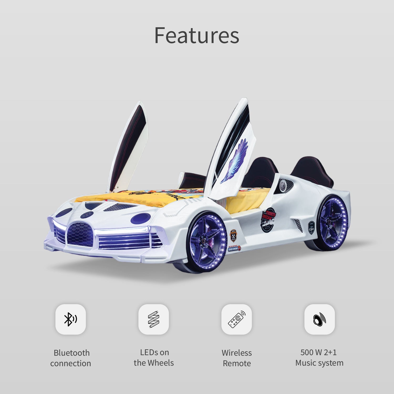 Luxury Race Car Bed Design For Little Champs
