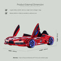 Luxury Race Red Double Car Bed Design For Little Champs
