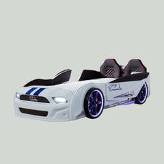 Gtx Luxury Racing White Car Beds with Lights and Sounds