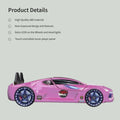 Luxury Pink Race Car Bed Design For Little Champs