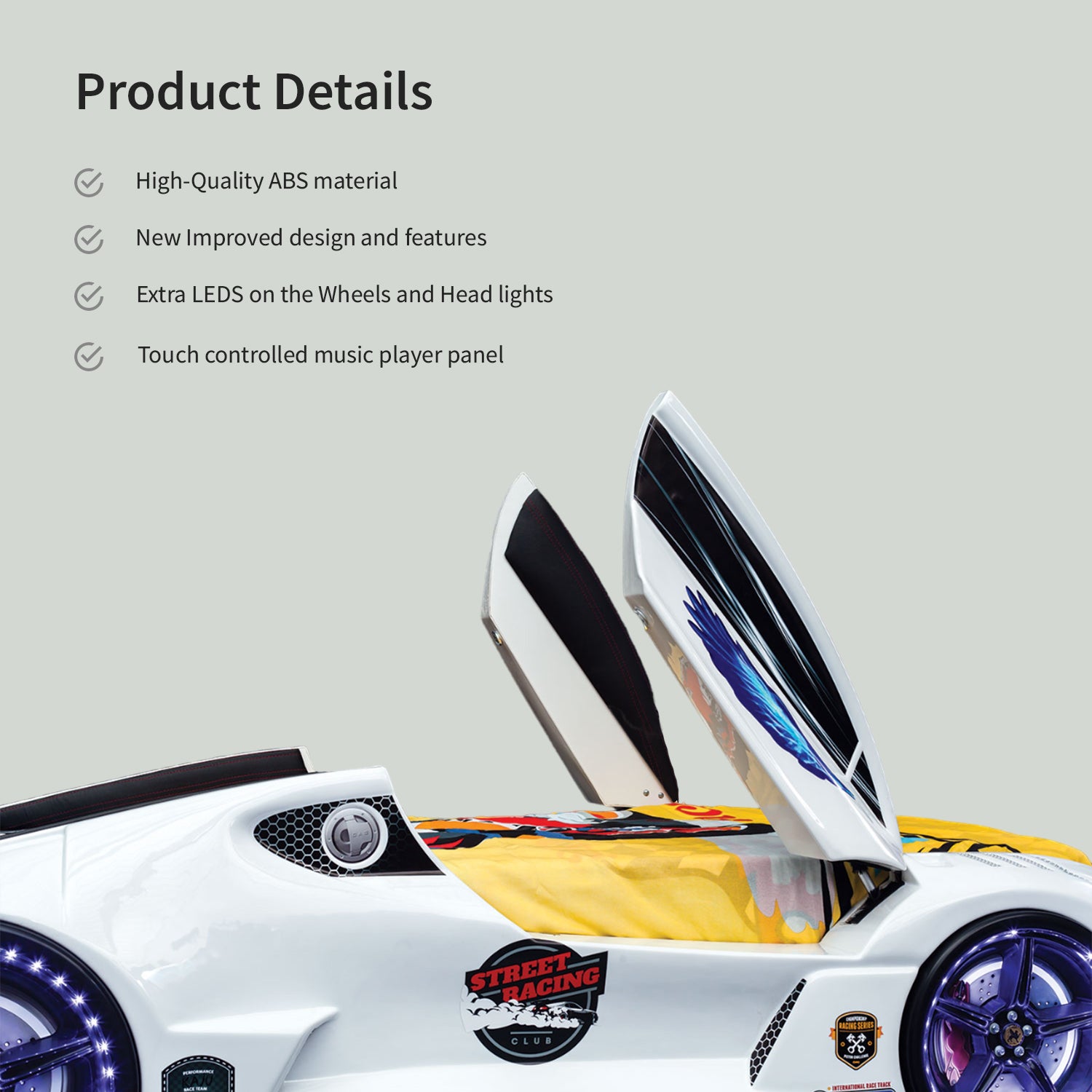 Luxury Race Car Bed Design For Little Champs