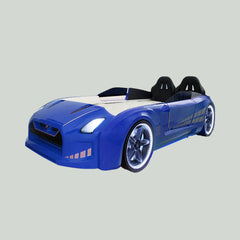 Gtx Sports Racing Blue Car Beds with Lights and Sounds