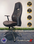 New HQ PU Leather High Back Boss Executive Officer Chair Ergonomic Support