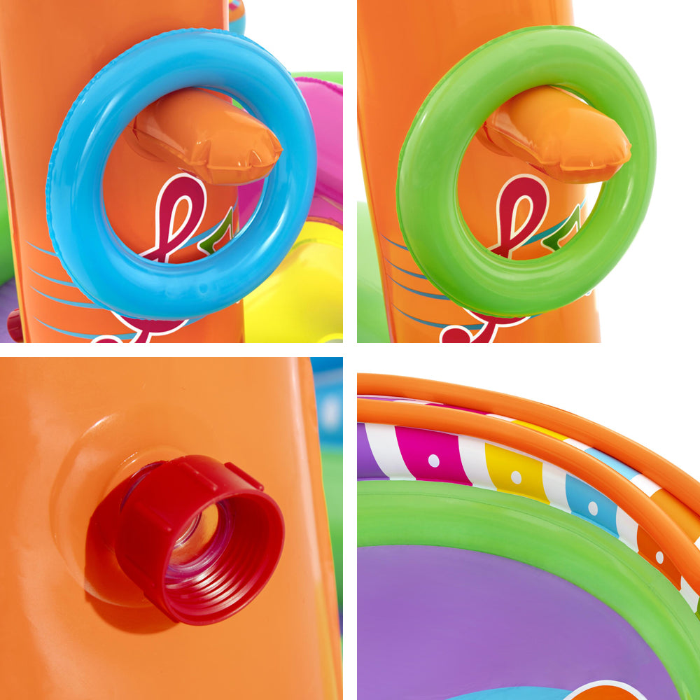 Bestway Inflatable Swimming Play Pool Kids Above Ground Kid Game Toy 3 People