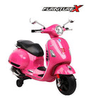 Rigo Kids Ride On Motorbike Vespa Licensed Motorcycle Car Toys Pink